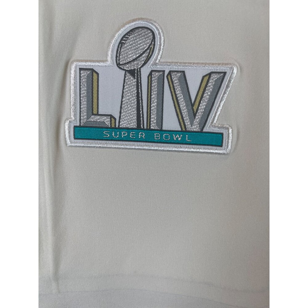 Nike Dri-Fit Super Bowl LIV Sideline Snap Down Shirt Long Sleeve White Sz. XXL - Picture 5 of 15